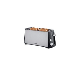Grille-pain Cloer 3710 4 Tranches 1380w Noir Acier Brossé