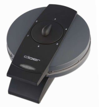 Cloer 1625 Moule À Gauffres 5 Gauffre(s) 930 W Noir, Gris