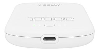 Celly Magpb10000prowh Banque D'alimentation Électrique 10000 Mah Recharge Sans Fil Blanc