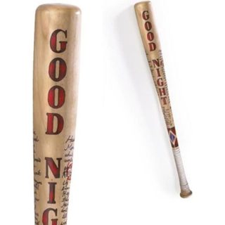 Batte De Baseball - Noble Collection - Suicide Squad : Harley Quinn - En Bois
