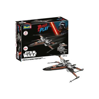 Maquette Build & Play Star Wars Poe's X-wing Fighter Plastique Orange Noir 1:78 Revell