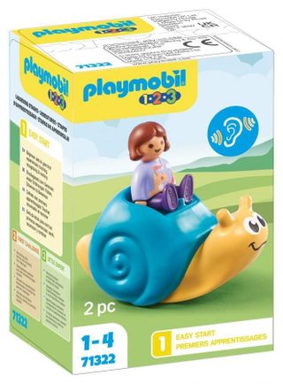 Jouet Escargot Playmobil Playmobil 1.2.3 71322 Multicolor Autre