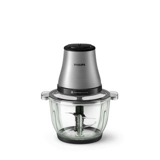 Hachoir Philips Série 3000 Hr1503/00 2 L 2 Vitesses Argent Verre