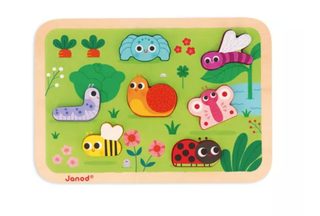 Puzzle Janod Chunky 7 Pièces 18 Mois Multicolore Bois