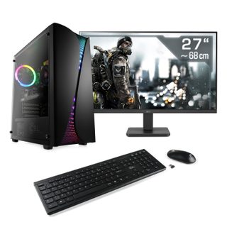 Pc Gamer M11460h, Ryzen 5 5600 (6x 3500 Mhz), Geforce Rtx 3050, 16 Go Ddr4 Ram, M.2 Pcie Ssd 1000 Go, Windows 11