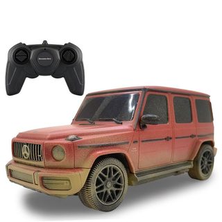 Voiture Télécommandée Jamara Deluxe Car Mercedes-amg G63 1:24 Rouge Plastique