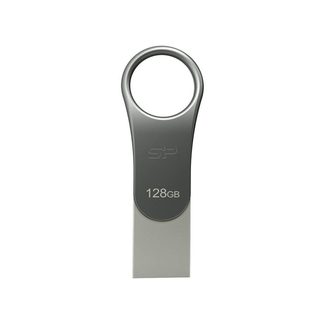 Clé Usb Silicon Power Sp128gbuc3c80v1s Argent