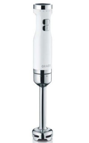 Graef Hb501eu Blender 0,7 L Mélangeur Par Immersion 800 W Acier Inoxydable, Blanc