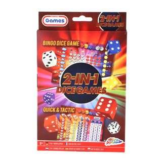 Jeux De Dés Grafix 2 En 1 : Bingo Et Tactique