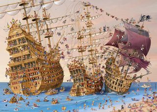 Heye Puzzle Corsair Ruyer 1000 Pièces - Puzzle Enfants Nautique