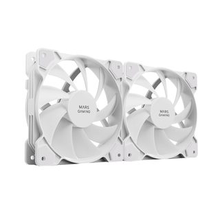 Mars Gaming Mfprox2w Système De Refroidissement D’ordinateur Boitier Pc Ventilateur 12 Cm Blanc 2 Pièce(s)