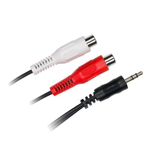 D2 Diffusion D2jkrcaf020 Câble Audio 0,2 M 3,5mm 2 X Rca Noir