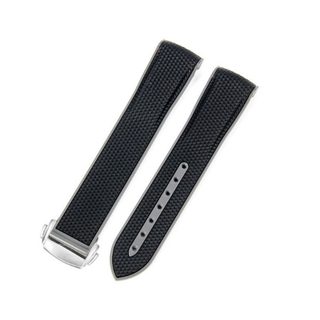 Bracelet De Montre En Silicone Omega X Swatch Moonswatch Planet Series Darkgrey
