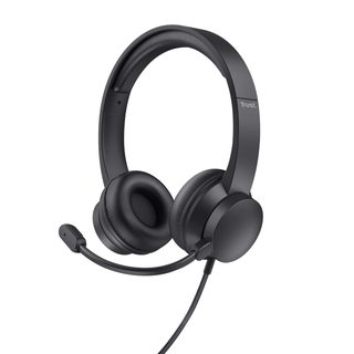 Trust Hs-201 Casque Avec Fil Arceau Bureau/centre D'appels Usb Type-a Noir