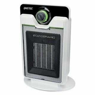 Imetec Compact Intérieure Noir, Blanc 2000 W Chauffage De Ventilateur Électrique