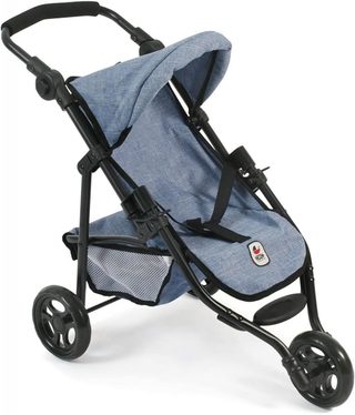 Poussette Poupée Bayer_chic 70x33x62 Bleu Iron