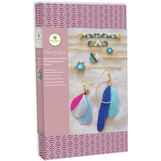 Atelier De Bijoux Perles Japonaises Plumes Violet 6m Sycomore