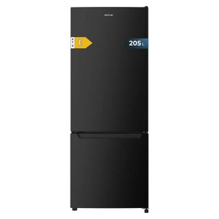 Cecotec Réfrigérateur-congélateur Combiné Bolero Coolmarket Combi 205 Df Black E. Classe E, 205 L, Defrost, Fast Cooling