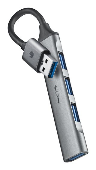 Ngs Ihub4 Micro Usb 3.2 Gen 1 (3.1 Gen 1) Type-a 5000 Mbit/s Argent
