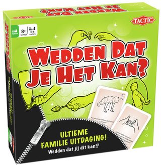 Tactic Wedden Dat Je Het Kan? Jeu De Société Motricité Fine (dextérité)