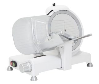Rgv Luxury 25 White Edition Trancheuse Electrique 140 W Blanc Aluminium