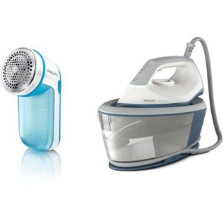 Centrale Vapeur + Rase Peluche Bxa0019/00 Compact 6 Bars Effet Pressing 300g/min Débit Vapeur Continu 110g/min