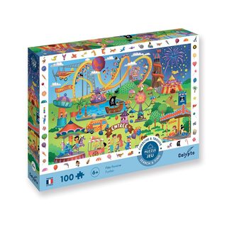 Puzzle Sentosphere La Fete Foraine 100 Pièces Bleu Autres
