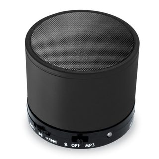 Mini Enceinte Bluetooth Portable Junior 3w Avec Lecteur Mp3 Micro Noir Setty