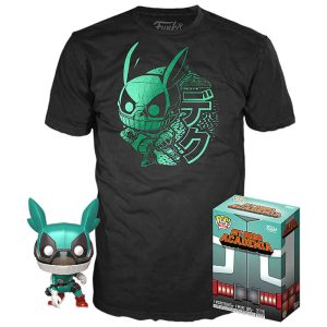 Set Figura Pop Tee My Hero Academia Deku With Helmet Talla M