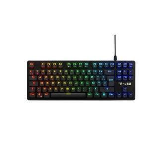 Clavier Gamer Keyz Plati. Tkl Format Tkl Mécanique (switch Rouge) Low Profile Rgb Noir