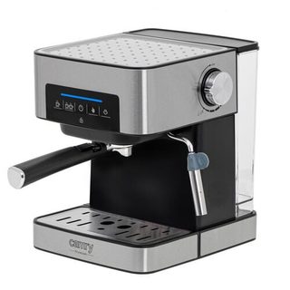 Machine À Expresso Camry Premium Multi-boissons Comptoir Black, Stainless Steel Ground Coffee 2 Tasses