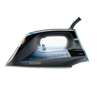 Black & Decker Bxir2401e Fer À Repasser Fer À Vapeur Semelle En Céramique 2400 W Noir, Gris, Orange