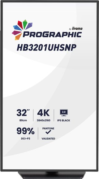 Écran Pc Iiyama Prographic Hb3201uhsnpb 31,5 Pouces 4k Uhd Noir Mat
