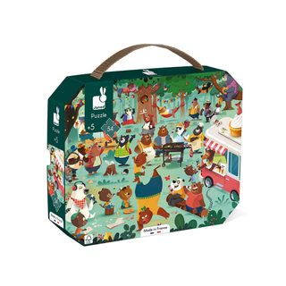 Puzzle Juratoys-janod Puzzle La Cousinade Des Ours 54 Pièces Multicolor Carton