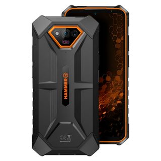 Smartphone Hammer Iron v 6 Go / 64 Go Android 13 4g Lte Ip69 Batterie 6320mah Noir / Orange Hammer