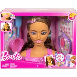 Tête À Coiffer Barbie Chevelure Brune Et Accessoires - Color Reveal - Mattel - Jfg82