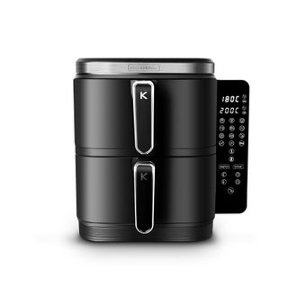 Kitchencook - Double Friteuse À Air Verticale 12l - 2800w - 12 Programmes