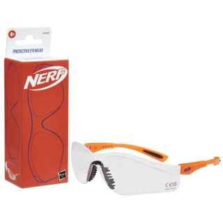 Lunettes De Protection - Pour Enfant - Blanc Et Orange - Style De Bataille