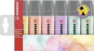 Stabilo Boss Original Pastel 6 marqueurs fluorescents