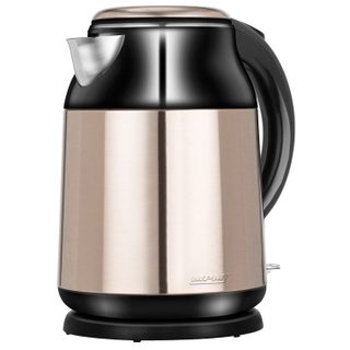 Bouilloire Électrique De 1,7 Litre, Acier Inoxydable Sans Bpa, Résistance Cachée Mpm Mcz-91m Noir/argent 2000w