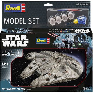 Revell Maquette - Model Set - Star Wars - Faucon Millenium - Avec colle peintures et accessoires