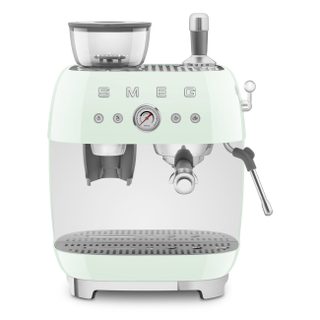 Machine À Expresso Avec Broyeur 20 Bars Vert D'eau Smeg Egf03pgeu EGF03PGEU
