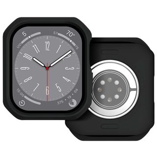 Coque Pour Apple Watch 7/8/9 38-40-41mm Renforcée Spectrum R Solid Noir Itskins