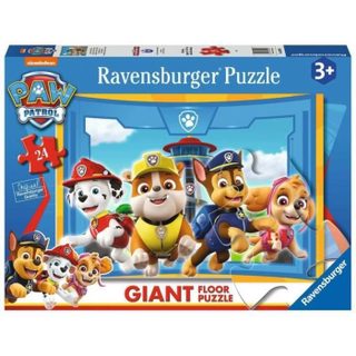Puzzle Enfant Géant 24 Pieces, L'équipe Des Chiots En Action, Pat'patrouille, A Partir De 3 Ans, Aventure, 03090,