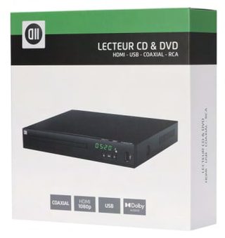 D2 Diffusion D2ldvdhdmicoaxusbn Lecteur Dvd/blu-ray Dvd Player Noir