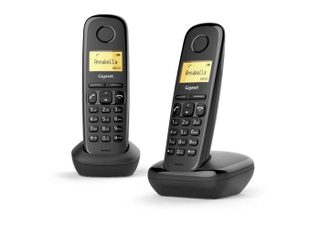 Gigaset A170 Duo Téléphone Analog/dect Identification De L'appelant Noir