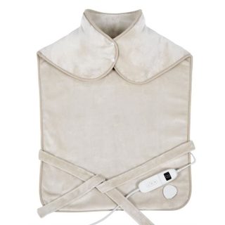 Coussin Chauffant Dos Et Cervicales - Dos218c - 100 W - 60 X 90 Cm - Flanelle - Lavable En Machine 30° - 50-65° - Creme
