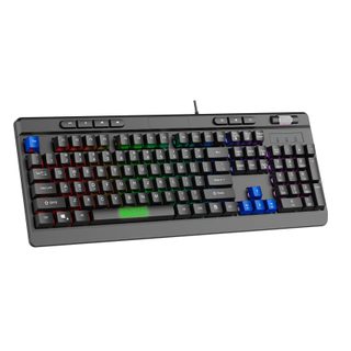 Sparco Spmemkeyboard Clavier Gaming Usb Qwerty Anglais Américain Noir