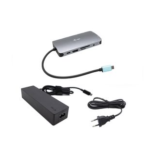 I-tec Metal Usb-c Nano Dock Hdmi/vga With Lan Charger 100w