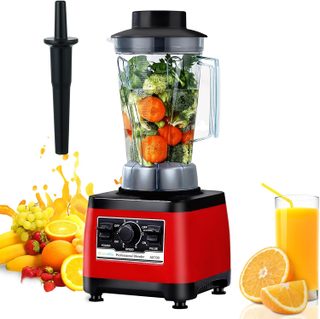 Blender Électrique 2200 w – 2 l Rouge